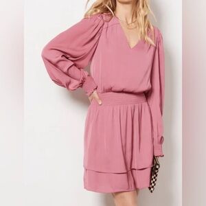 Dusty Rose Shiloh Satin Dress